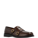 Brown shoes, side view