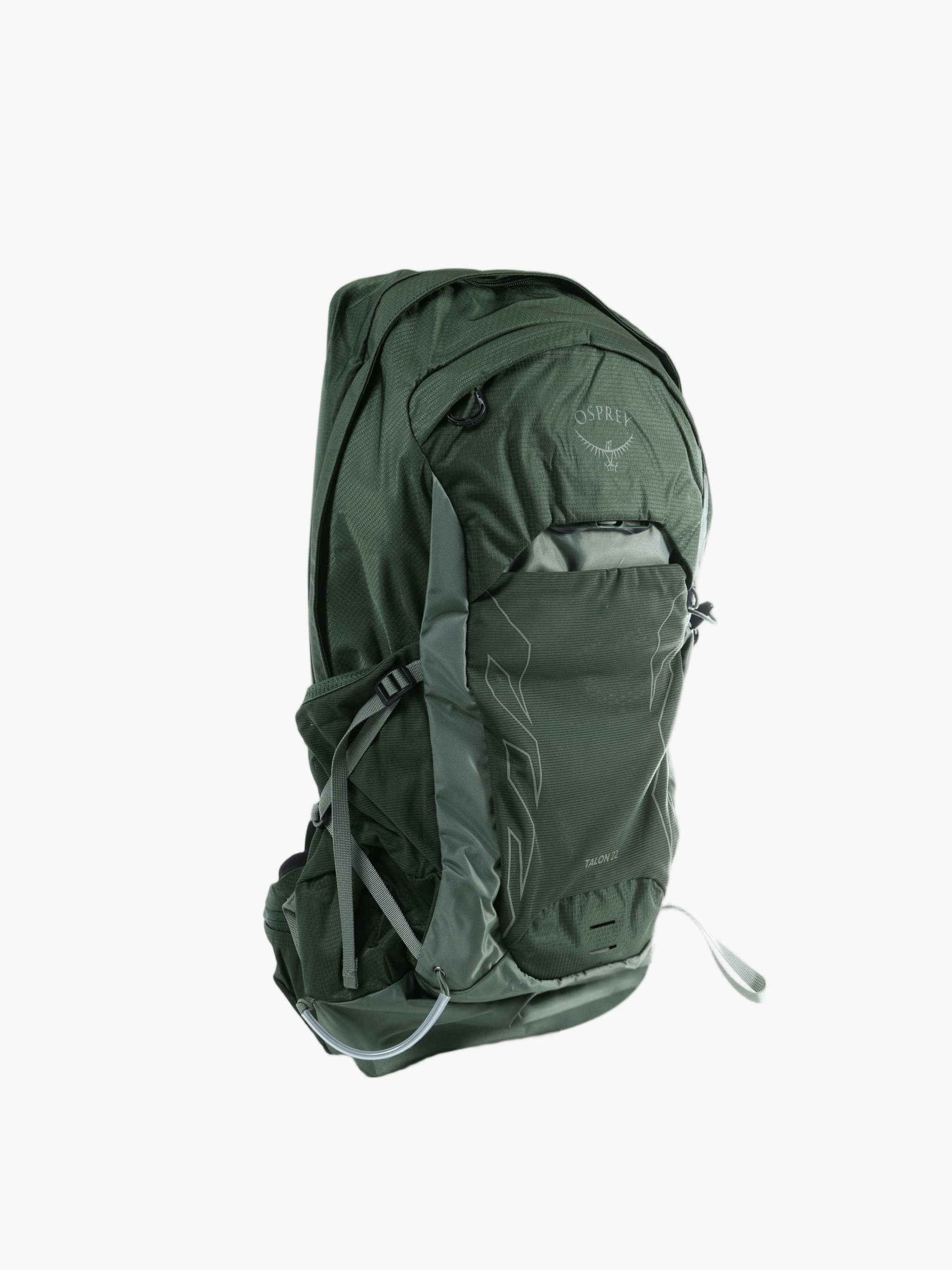 Green bag, front view