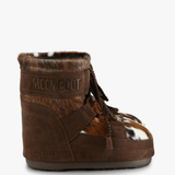 Brown boots, side view
