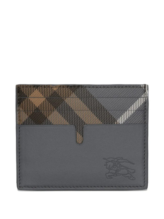 Blue wallet, front view