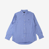 Blue shirt, front view