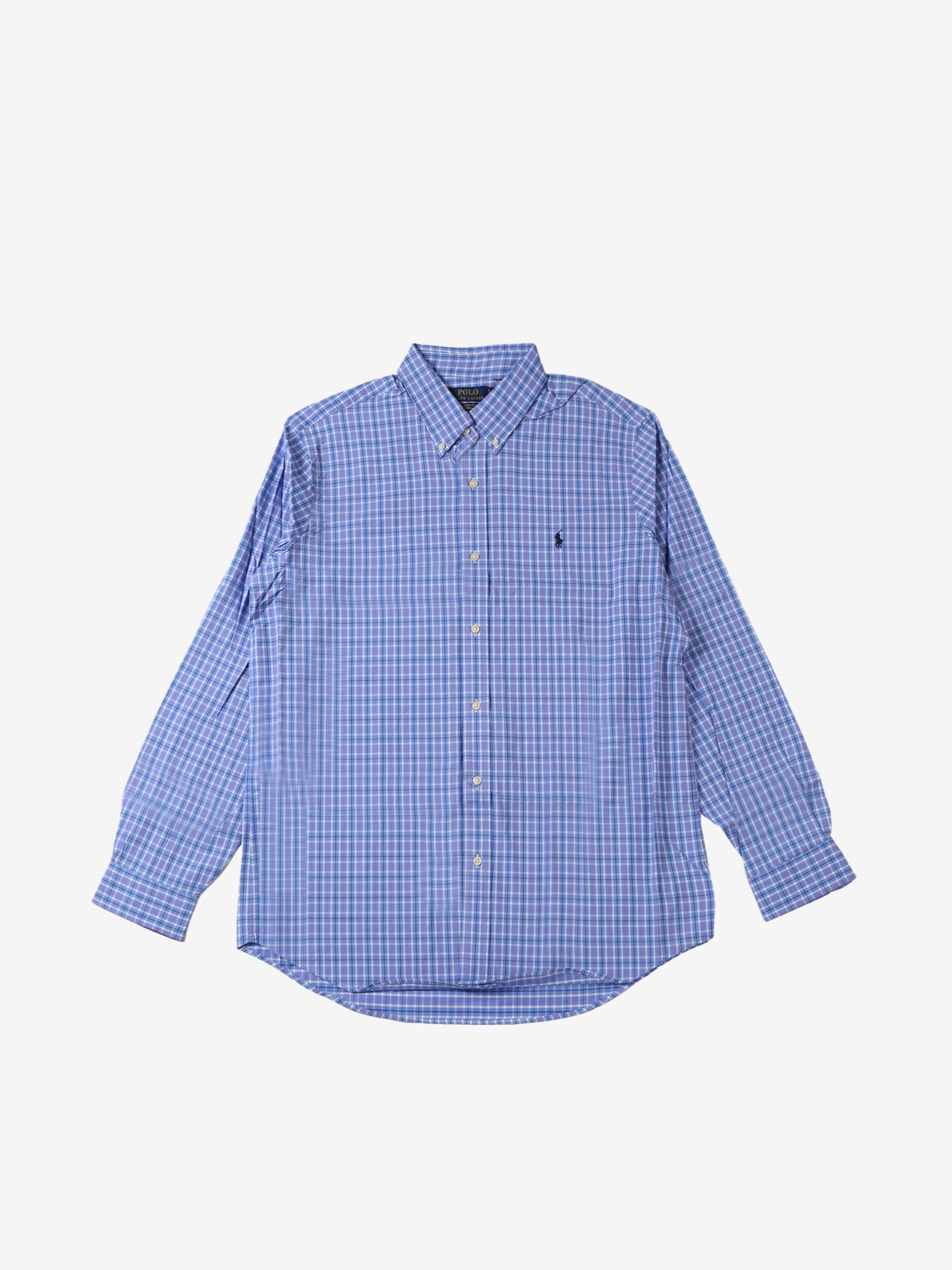 Blue shirt, front view