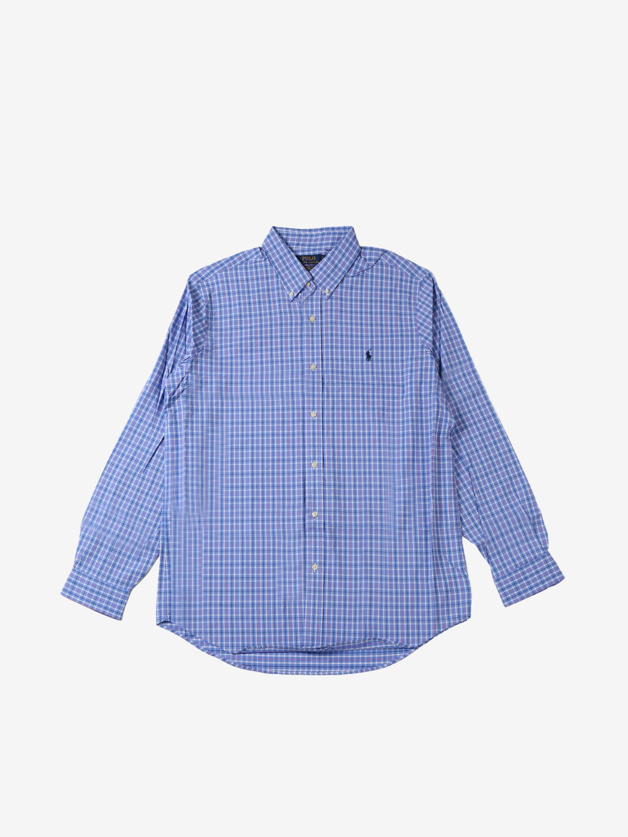 Blue shirt, front view