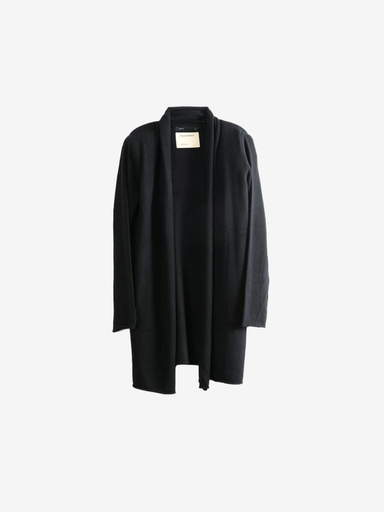 Black knitwear, front view