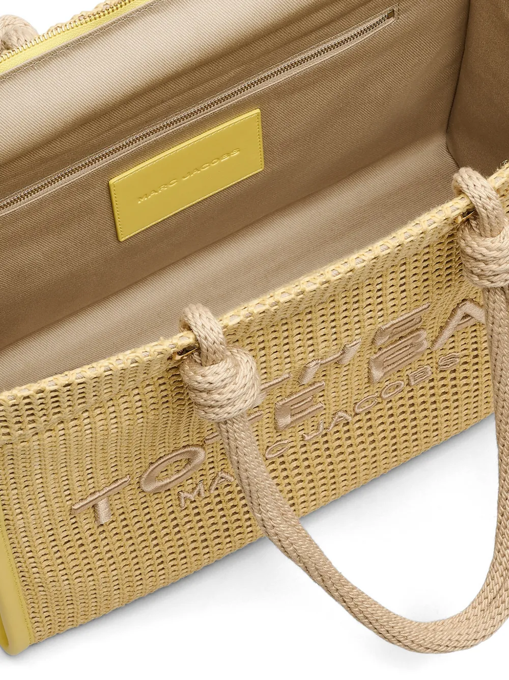 Yellow bag, front view