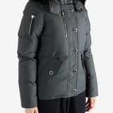 Black jackets worn by a person, showing the jackets fit