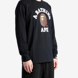 A BATHING APE - Men College Long Sleeve Tee