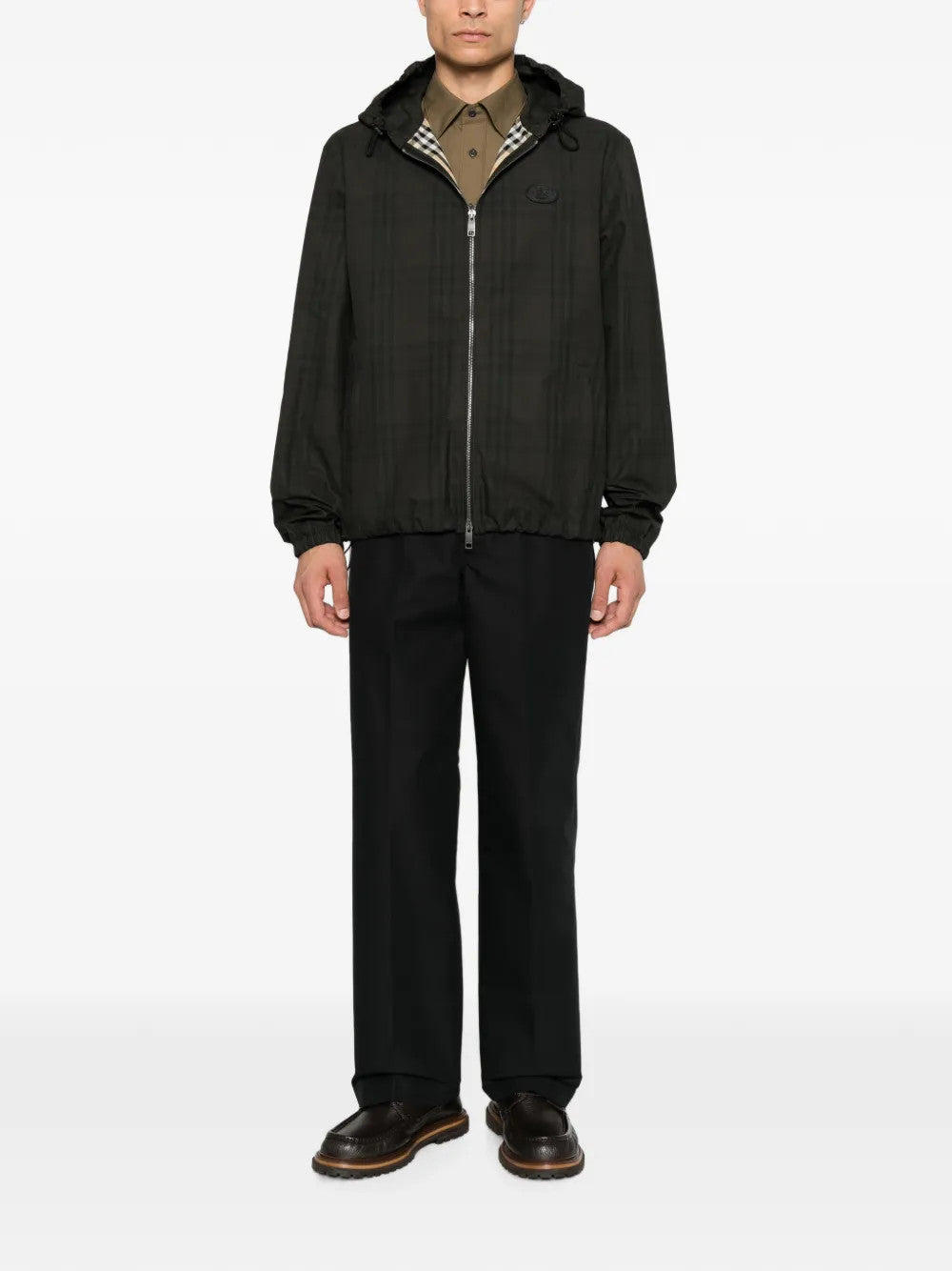 Black jacket, full body view