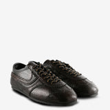 Brown shoes, side view