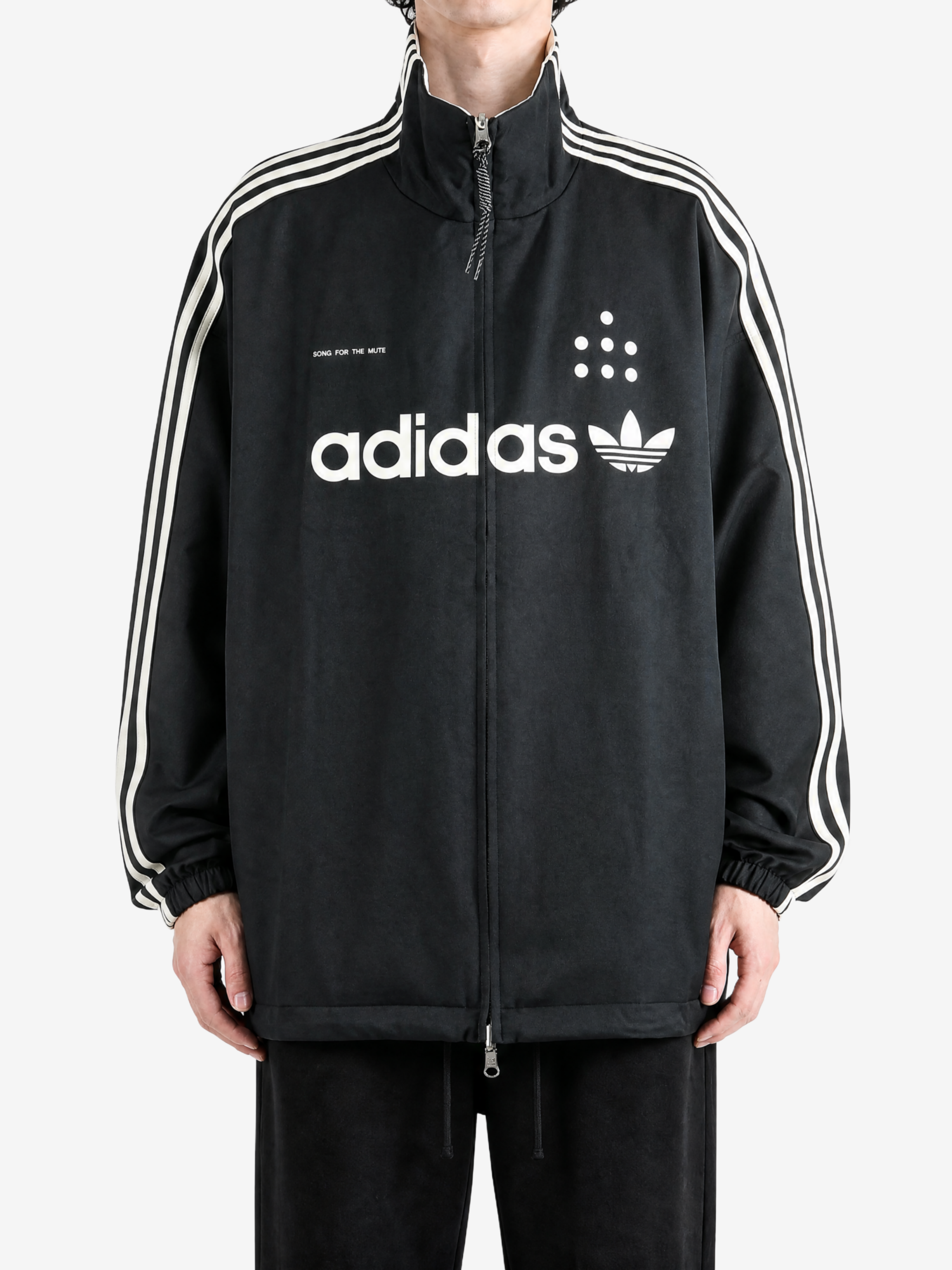 Black jacket, front view
