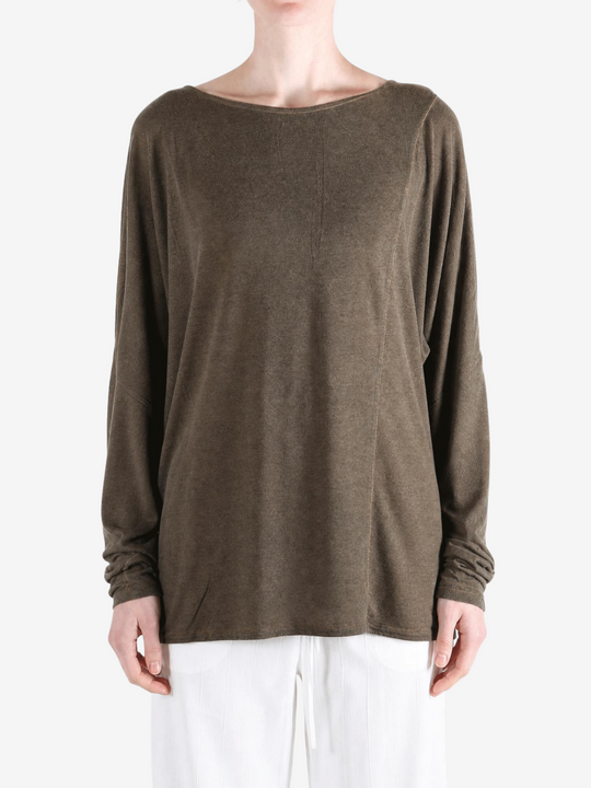Brown top, front view
