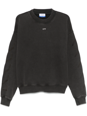 OFF WHITE - Men Bw S.Matthew Skate Crewneck Sweatshirt