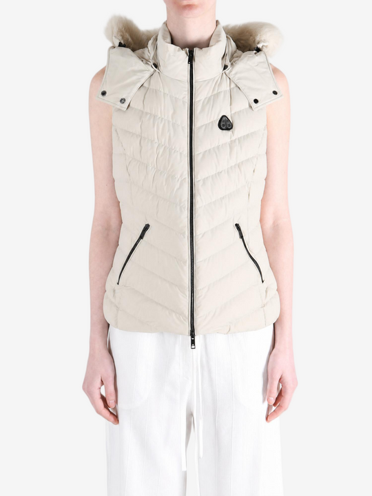 Tan jacket worn by a person, showing the jacket fit