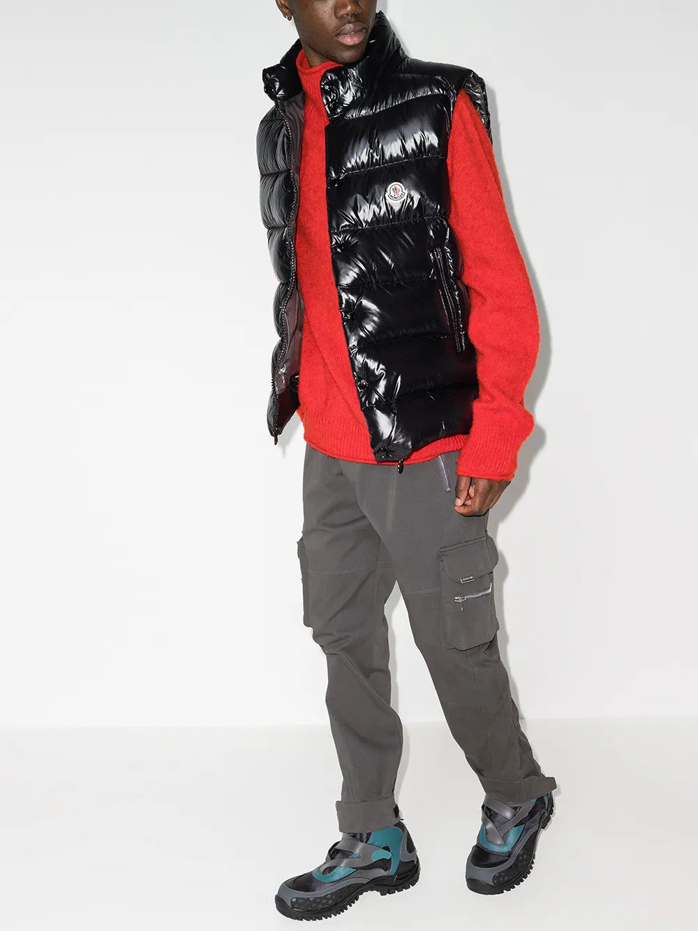 Black jacket, full body view