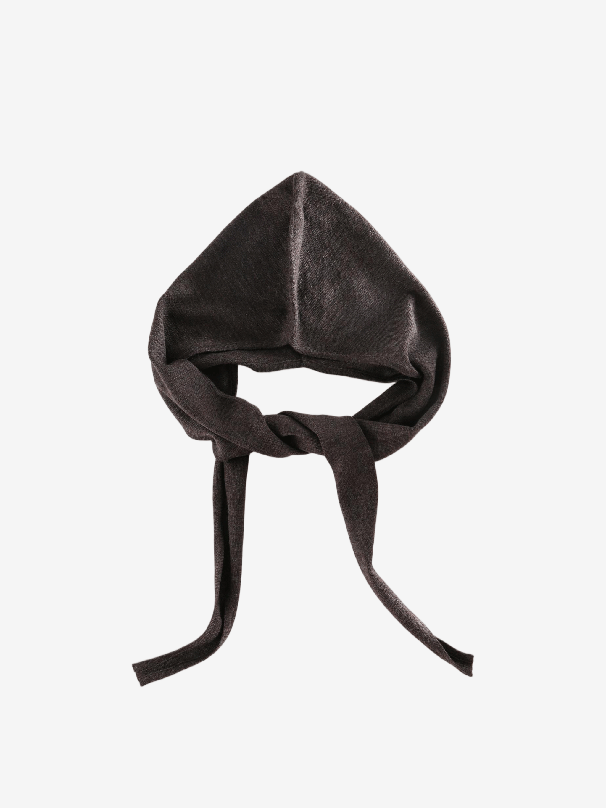 Brown scarf, front view