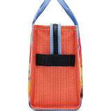 Yellow bags, side view