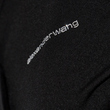 ALEXANDER WANG - Women Hotfix Logo Long Sleeve Crewneck Cardigan
