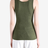 Green top, front view