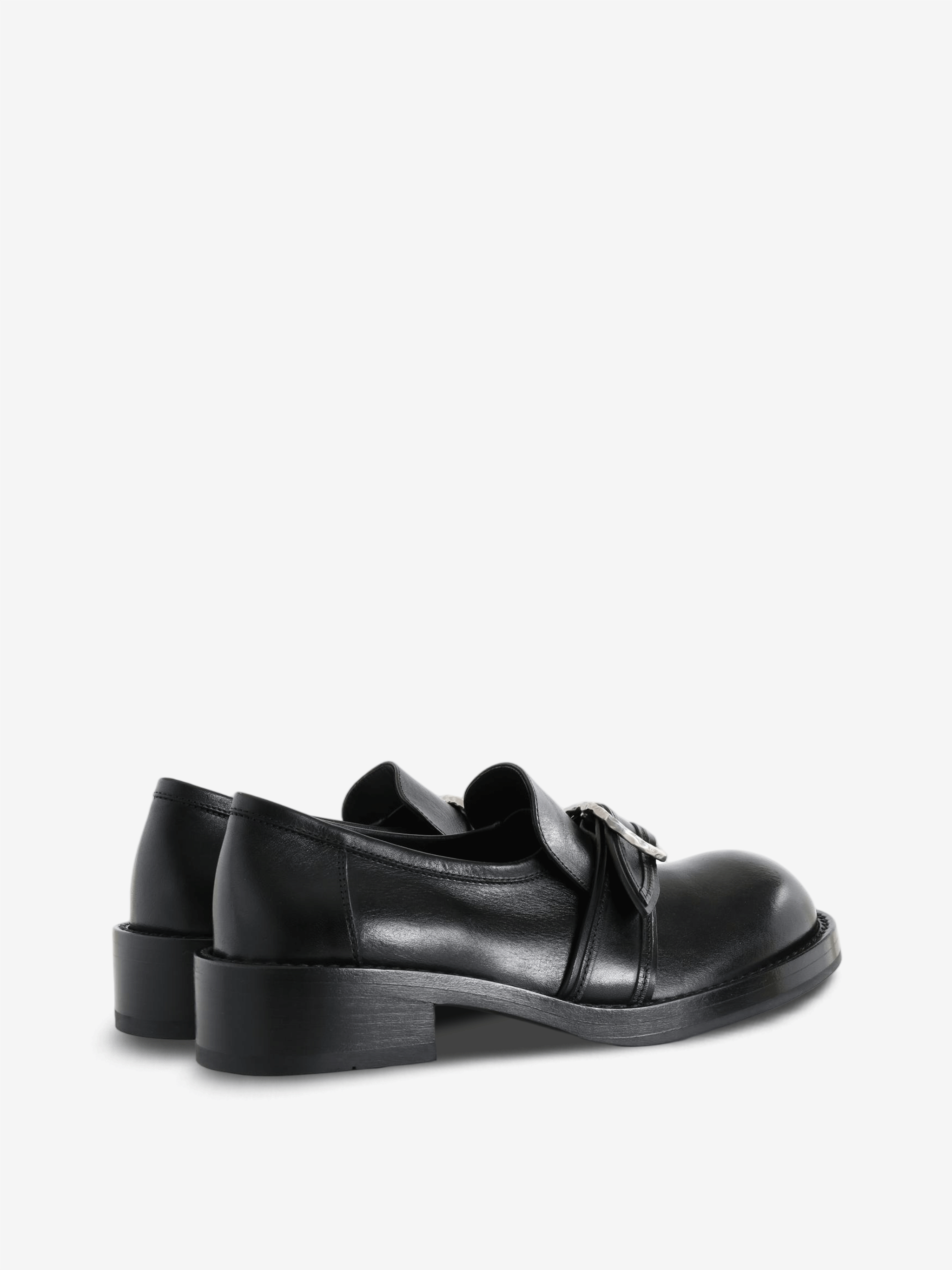 Black shoes, side view