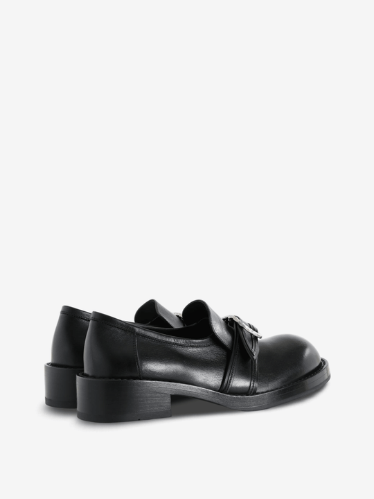 Black shoes, side view