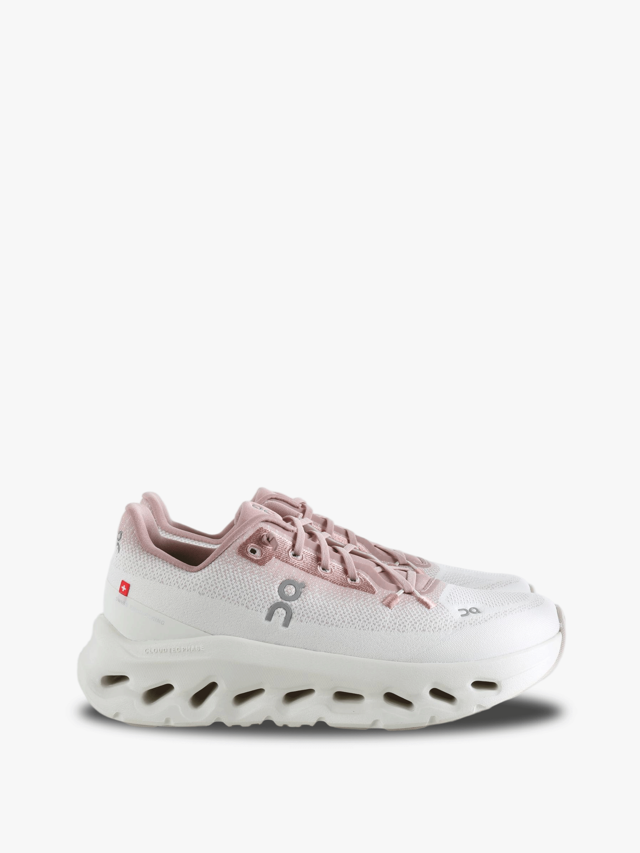 Pink shoes, side view