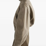 Tan jacket, front view