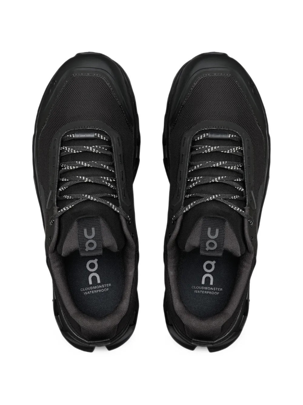 Black shoes, front view
