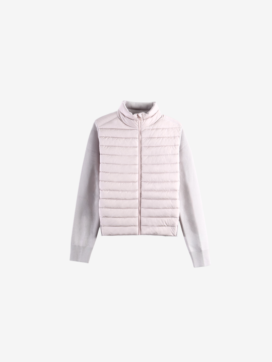 Pink jacket, front view
