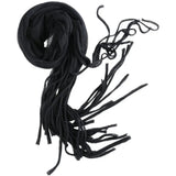 Black scarf, front view