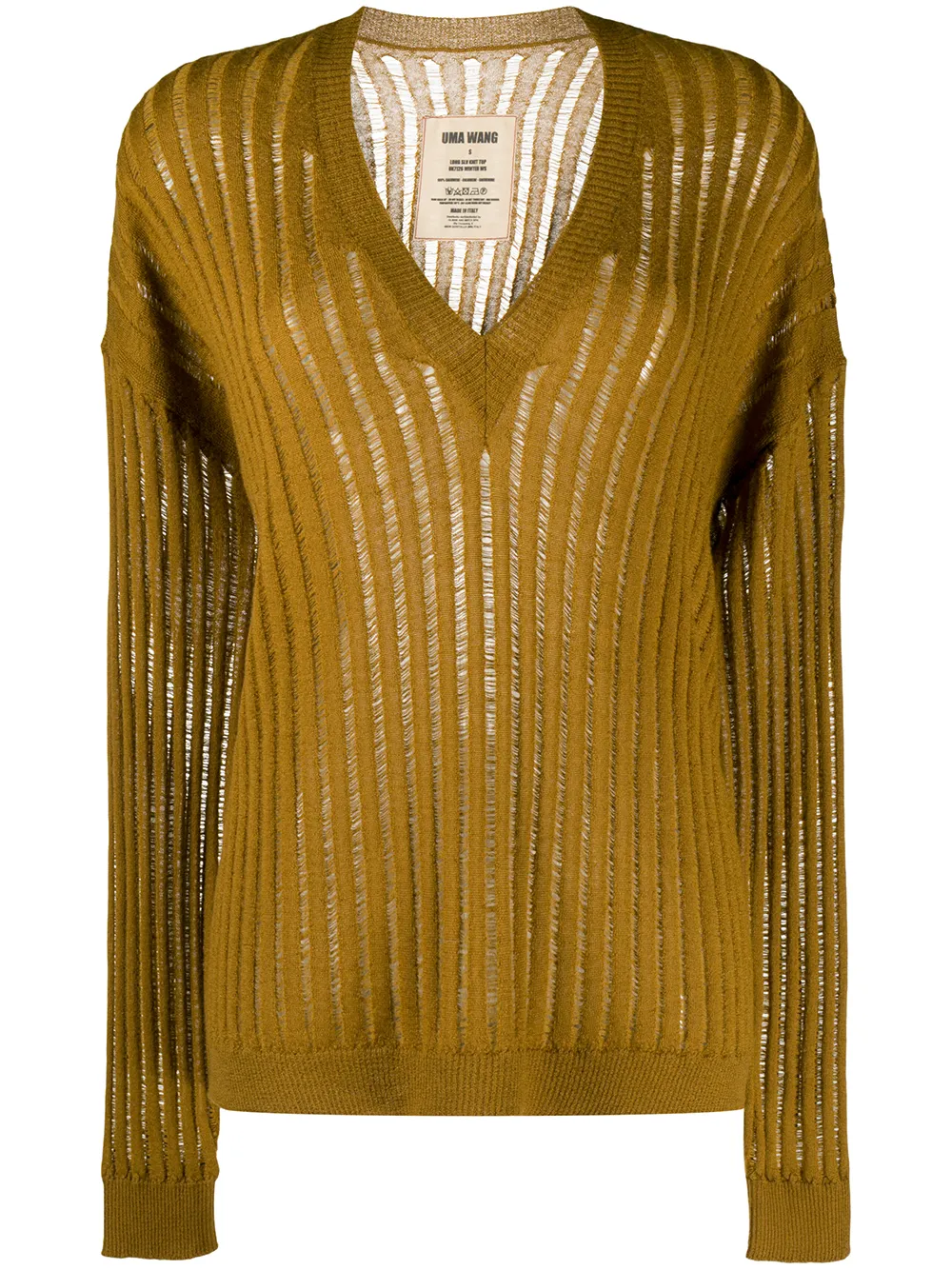 Brown knitwear, front view