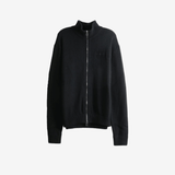 Black knitwear, front view