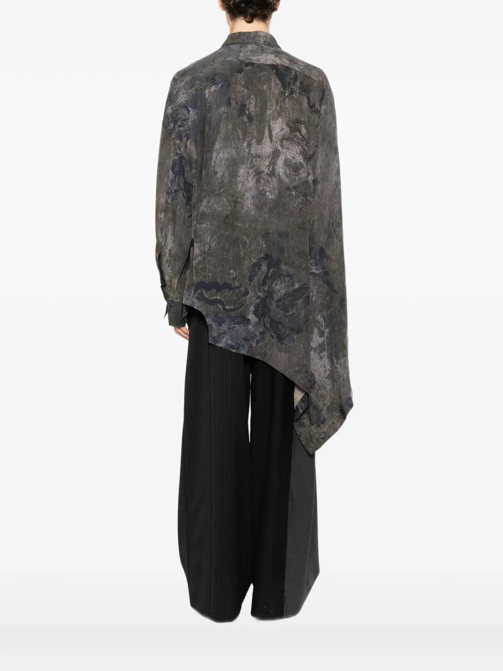 Grey jacket, full body view