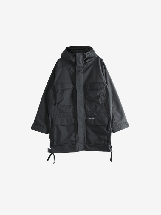 Black jacket, front view