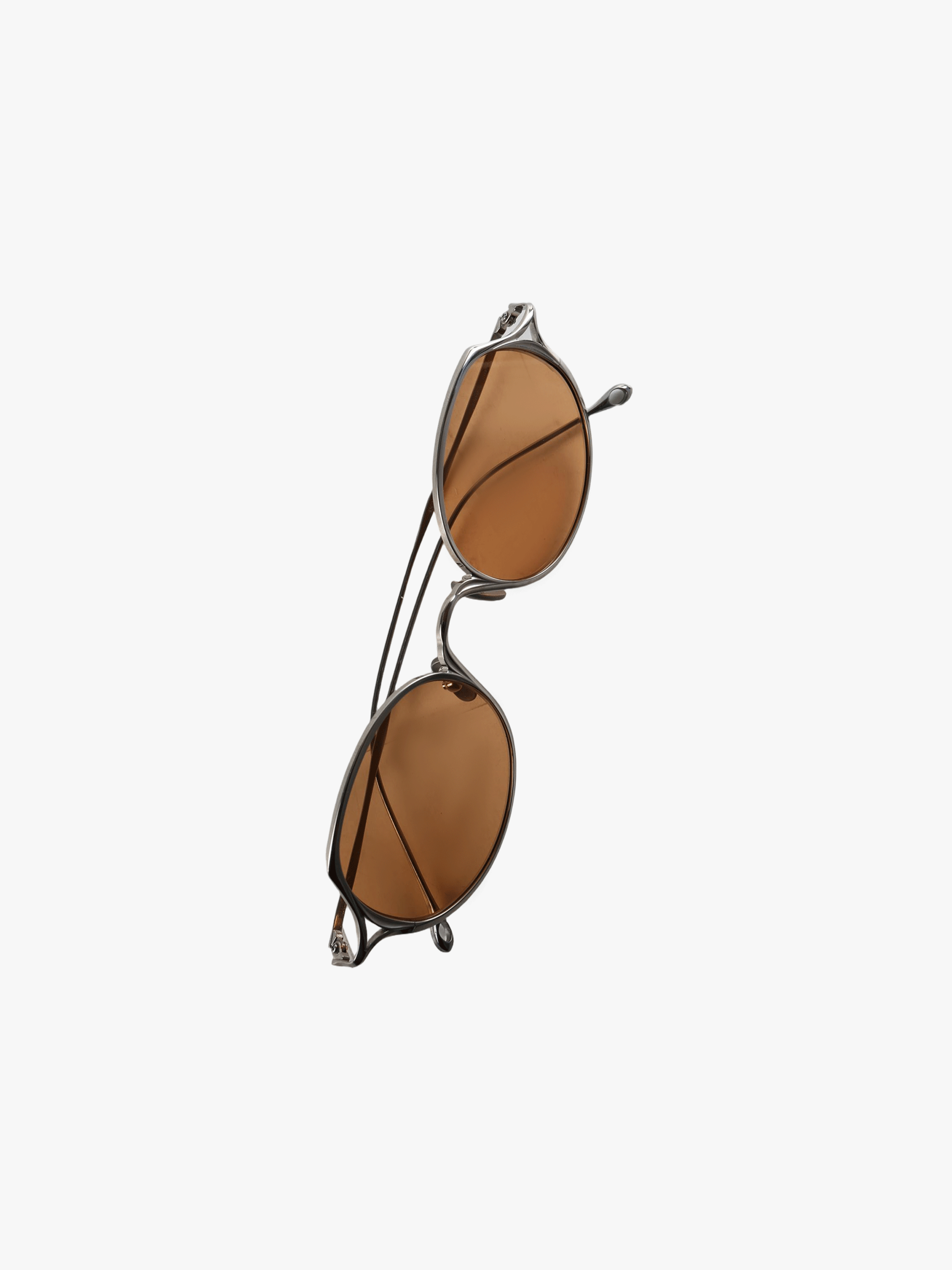 Tan glasses, side view