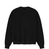 Black sweater, back view