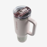Pink tumbler,top view