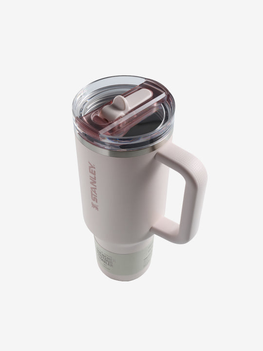 Pink tumbler,top view