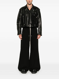 RICK OWENS - Men Giacca Pelle Cropped Jumbo Bauhaus Stooges Jacket