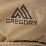 Close up of Tan bag, showing texture of the mesh fabric