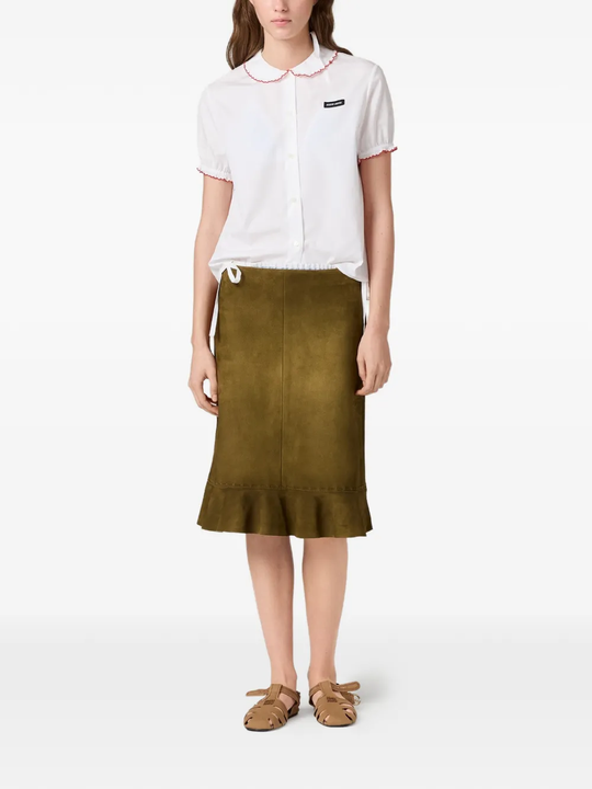 White shirt, full body view