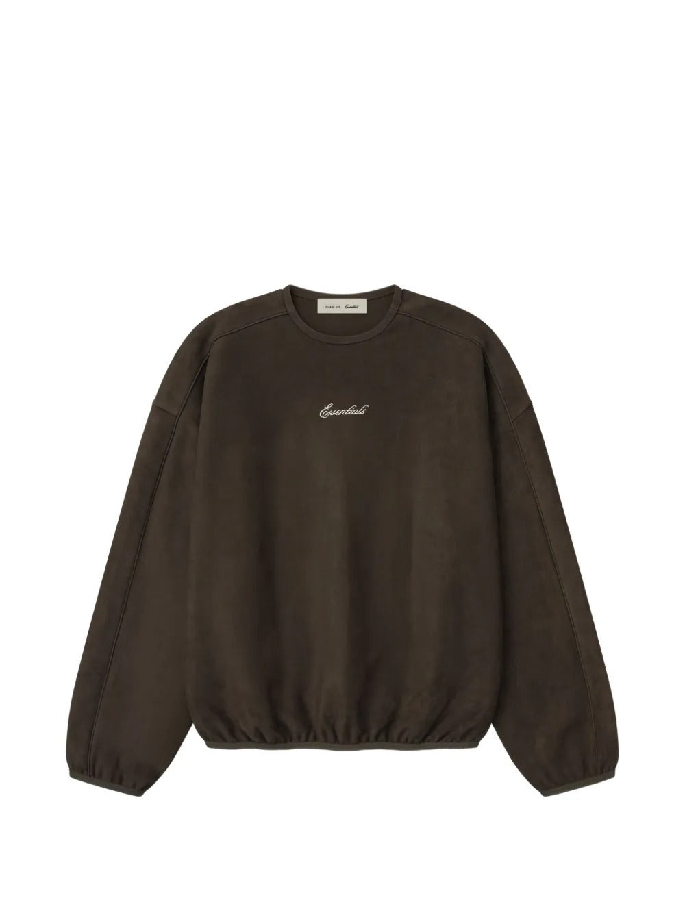 Brown sweatshirt, front view