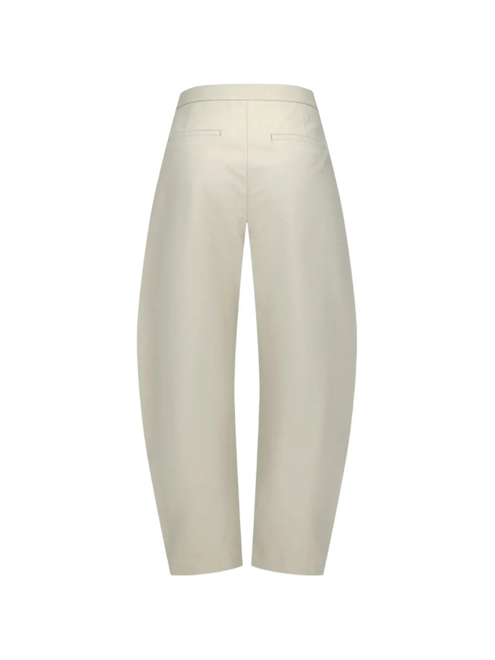 Tan pants, back view