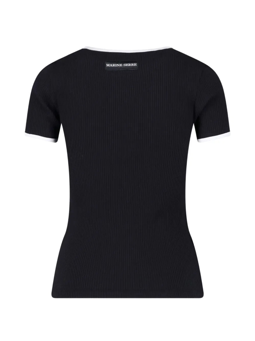 Black t-shirt, front view