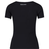 Black t-shirt, front view