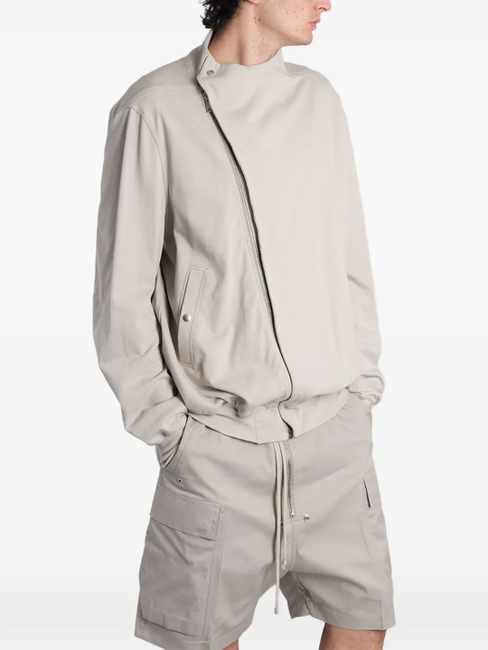 Grey t-shirt worn by a person, showing the t-shirt fit
