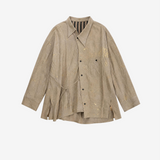 Tan shirt, front view