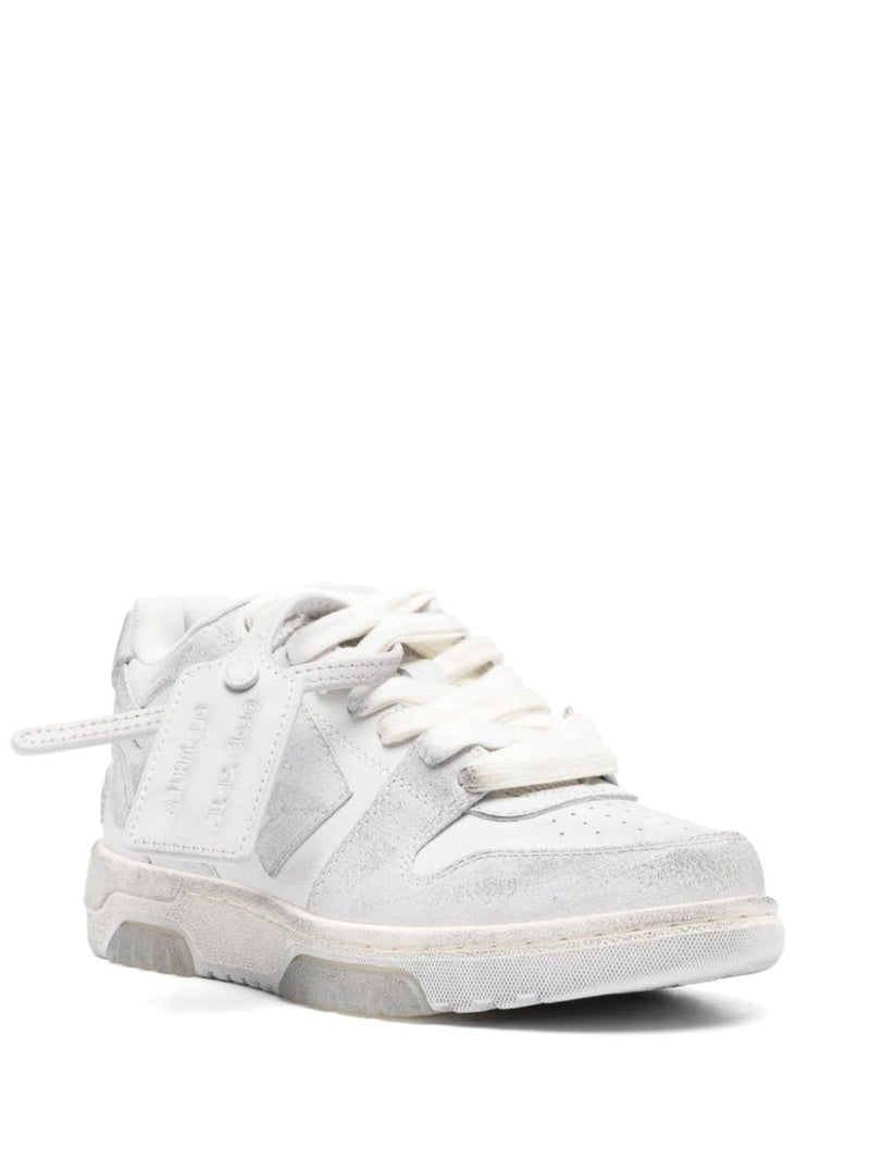 OFF-WHITE - Women Out Of Office Vintage Leather Sneakers