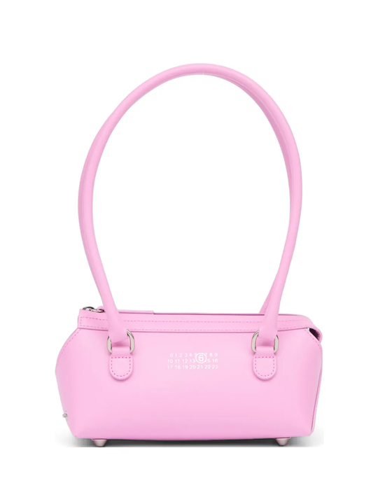 Pink bags, front view