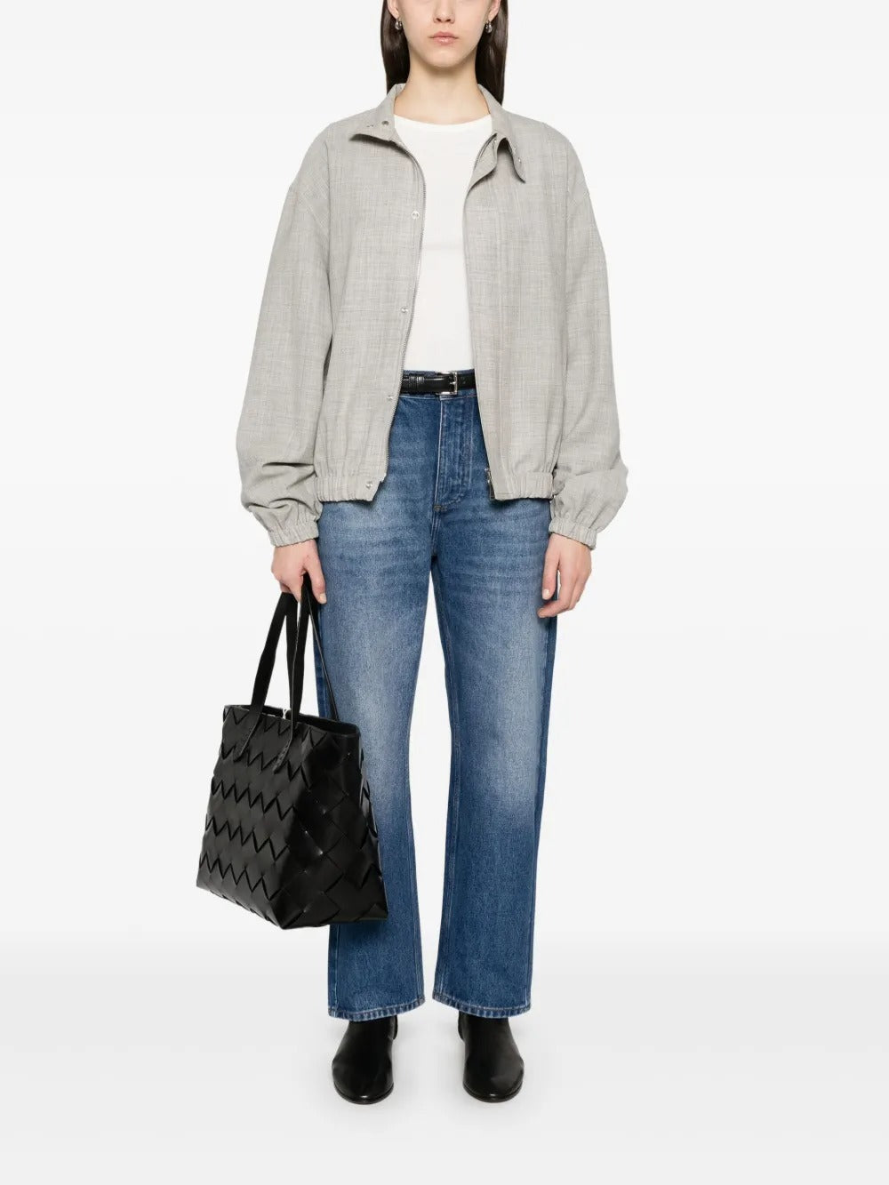 Blue jeans, full body view