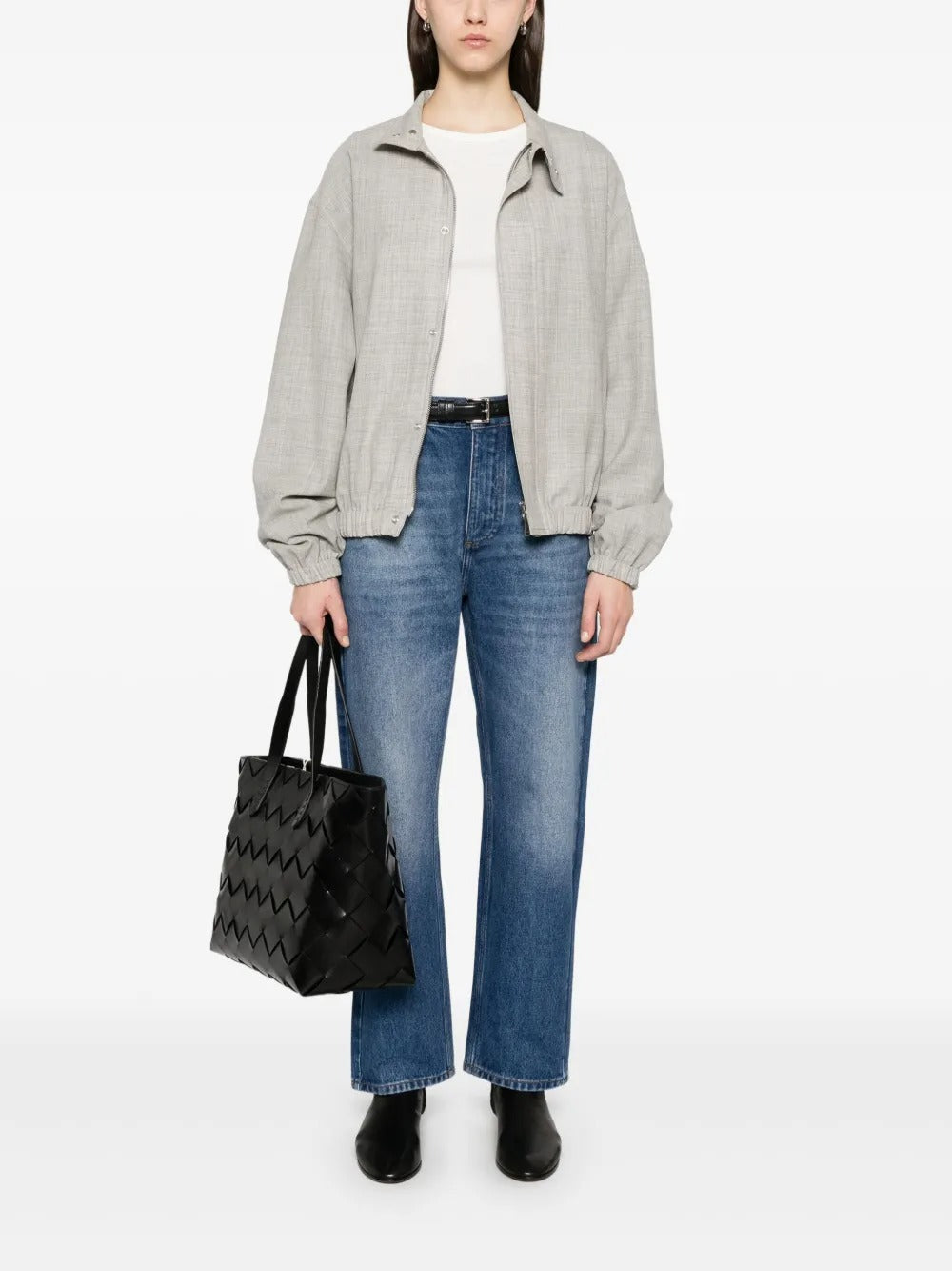 Blue jeans, full body view